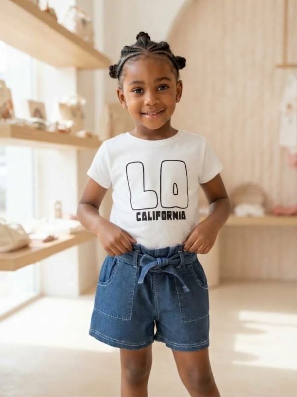 Short jeans et ts LA