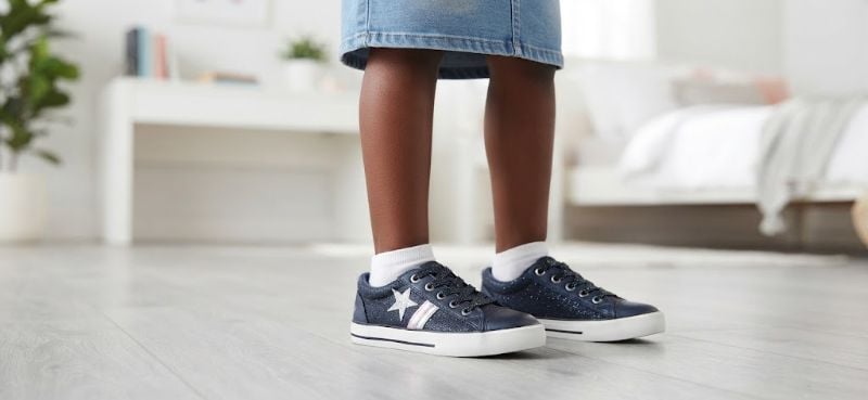 Fille basket star"s bleu