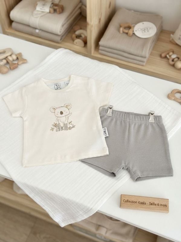 Culotte et tee- shirt NOUNOUS