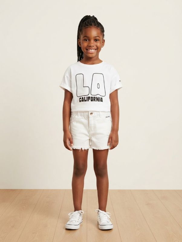 Short jeans et ts LA