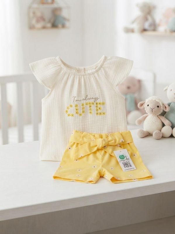 Short et tee- shirt CUTE