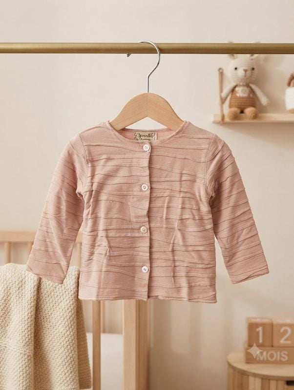 Boléro à bandes girly