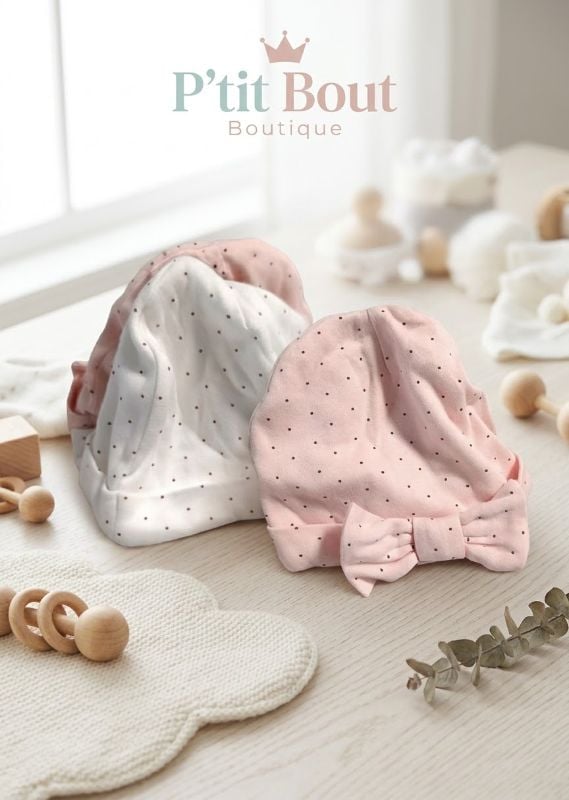 Lot de 3 bonnets fille