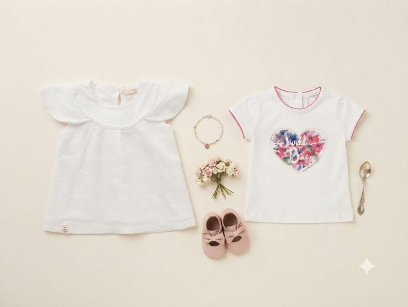 Duo top et tee- shirt florale