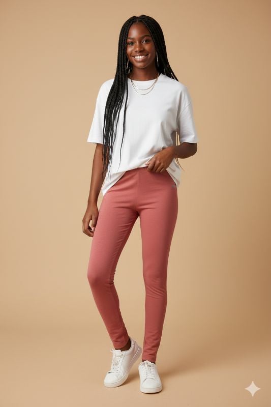 Collant long pour ado ROSE