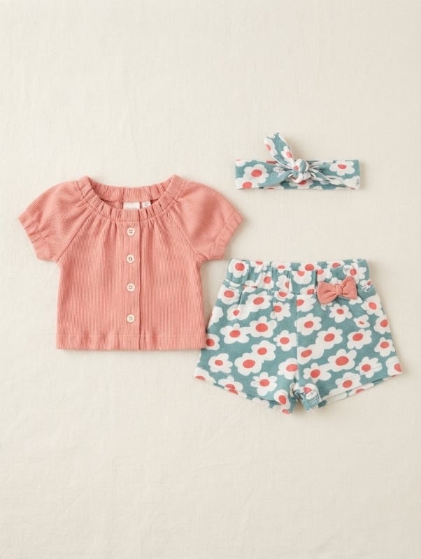 3 pièces (short+Culotte+Bandeau) Vicki