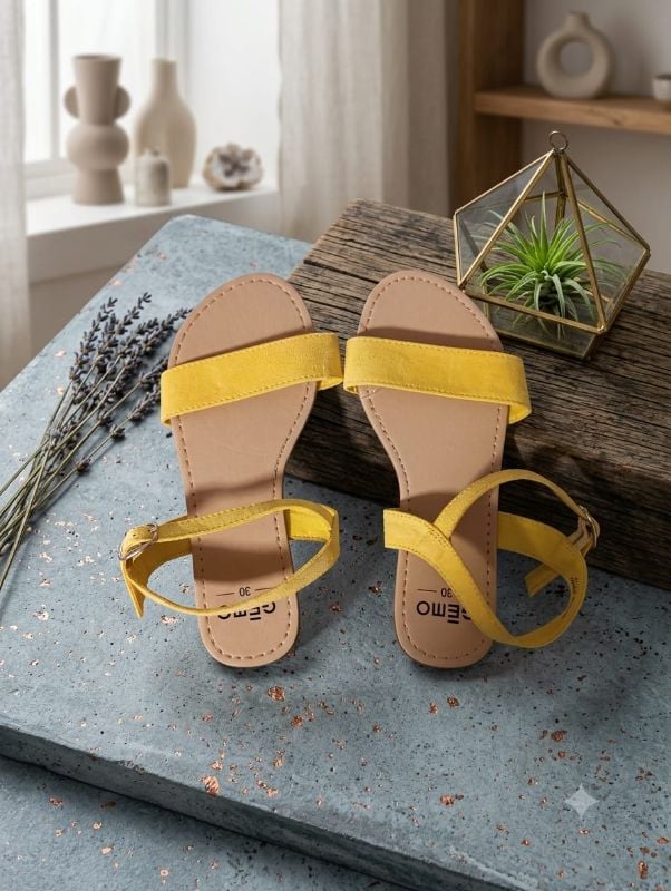 Fille sandale yellow