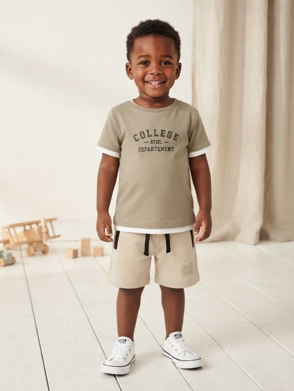 Culotte et tee- shirt COLLEGE