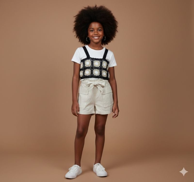 Tee- shirt et survet en laine et short