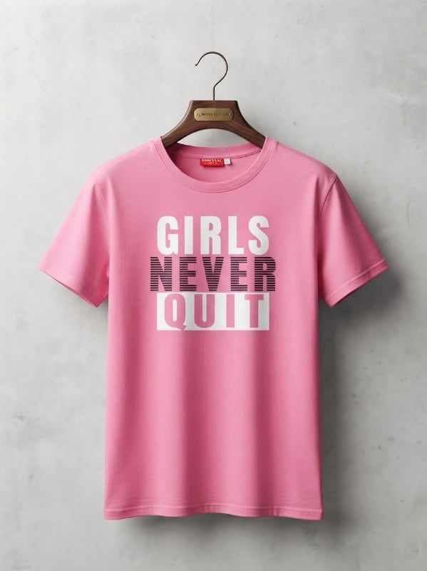 Tee-shirts Girls rose