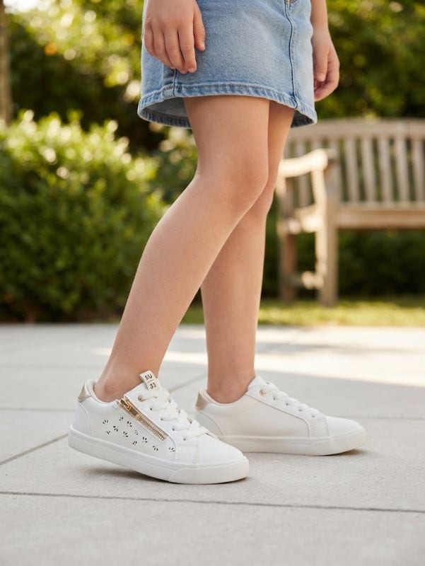 Fille basket white Fély
