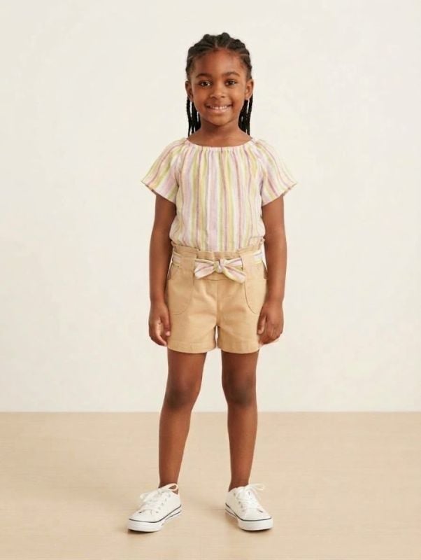 Short jeans et haut MONIQUE