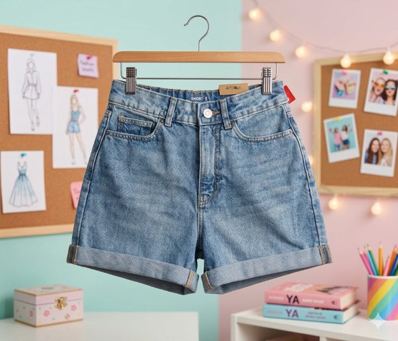 Culotte jeans NELL et top