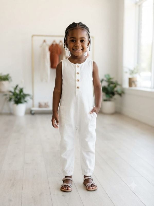 Combinaison Alpha girly Blanc (0,15)