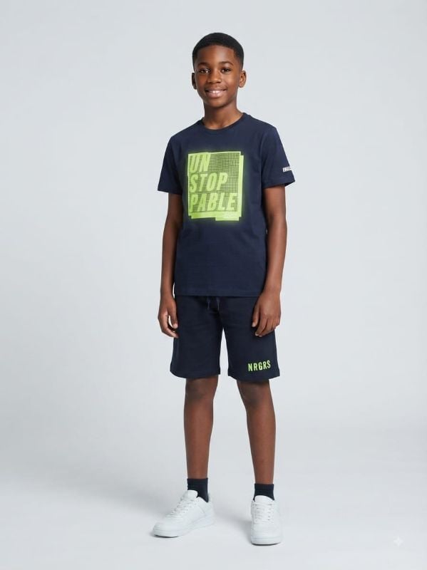 Short et tee- shirt STOP
