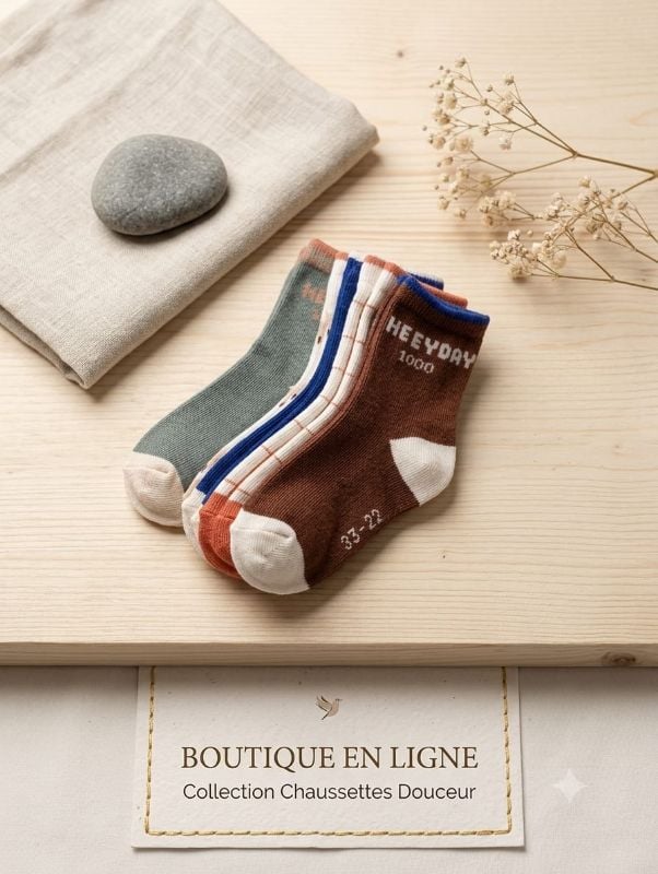 Lot de 5 paires de chaussettes (Pointure 19 à 22)