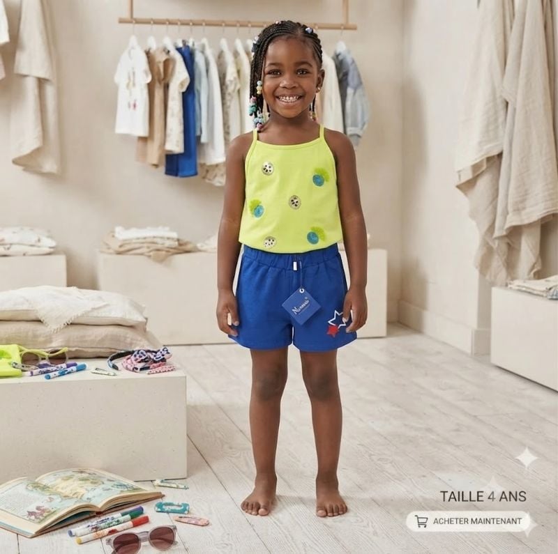 Culotte HELLO STAR et top