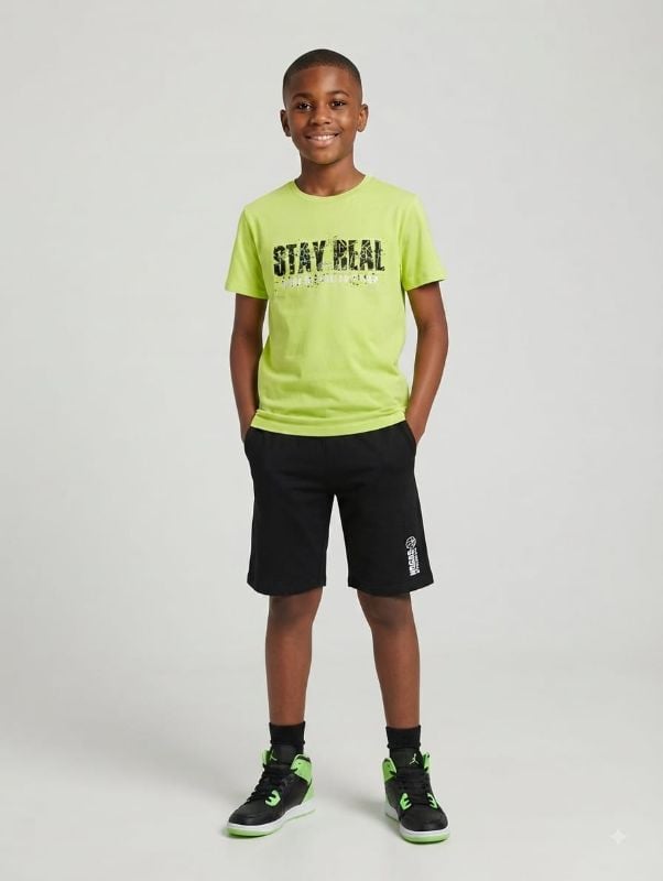 Short et tee- shirt STAY REAL