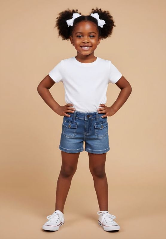 Culotte JEANS petite poche