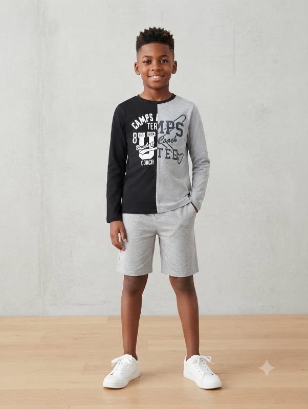 Ensemble culotte et ts manches longue