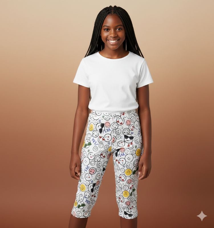 Collant mi- mollets SMILEY