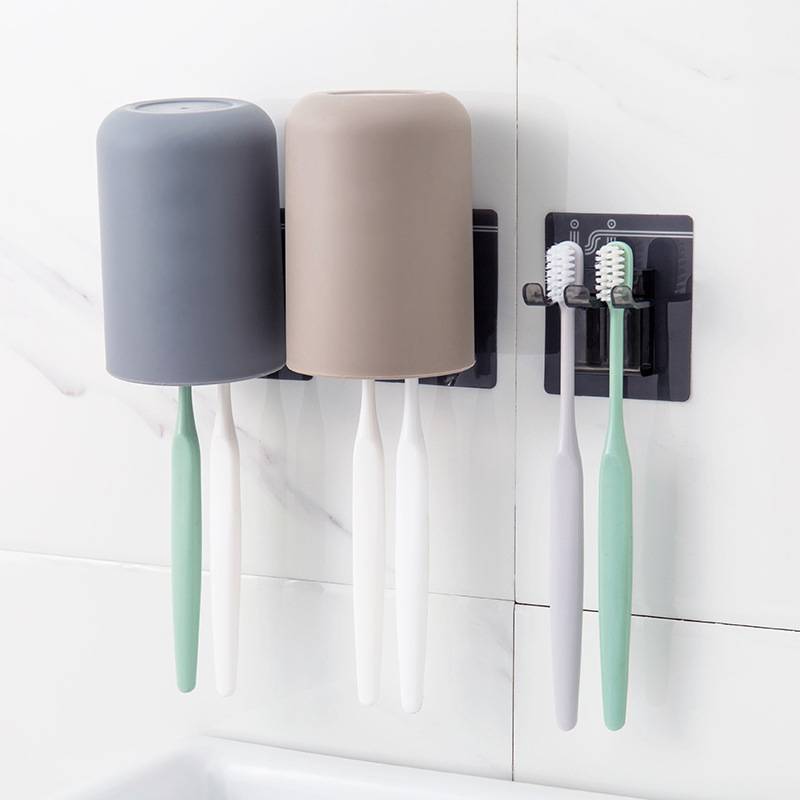 KC412 ទំពក់​ និងកែវ - Toothbrush Holder with Cup