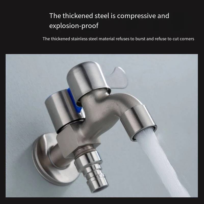 KC476 ក្បាលរូប៊ីនេ - Stainless Steel Faucet