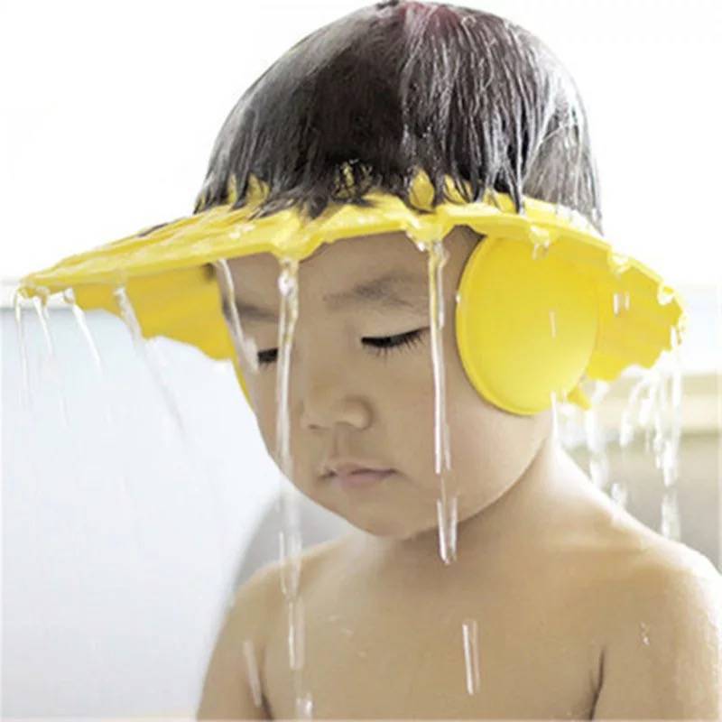 KC273 មួកកូនក្មេង - Baby Cap Bath Shampoo Eyes Protection