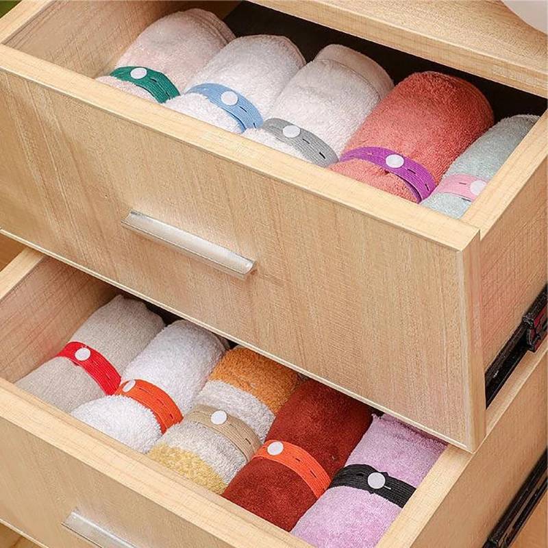 KC894 ខ្សែយឺត - 10pcs Extended Foldable Clothes Storage Rope
