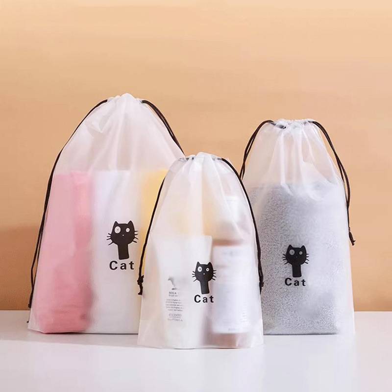 KC1032 ថង់ដាក់សម្លៀក់បំពាក់ - Cartoon Plastic Bag