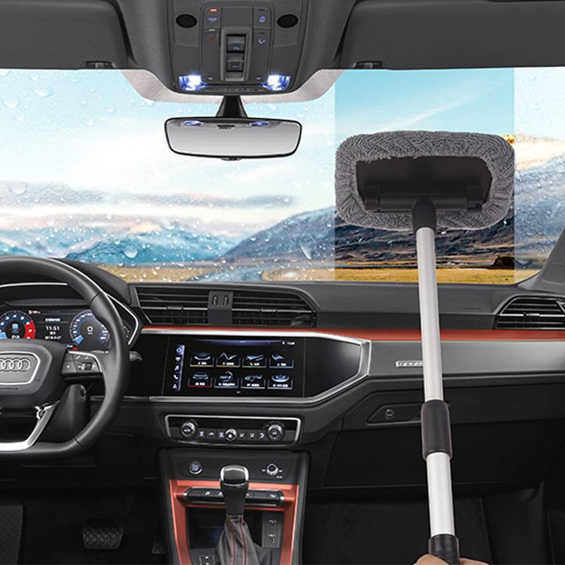 KC1042 ដងជូតកញ្ចក់ឡាន - Microfiber Car Window Cleaner Brush