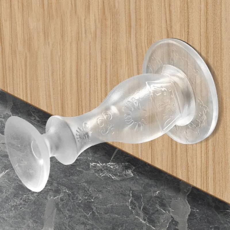 KC1002 ជ័រទប់ទ្វារ - Adhesive Wall Mounted Door Stopper