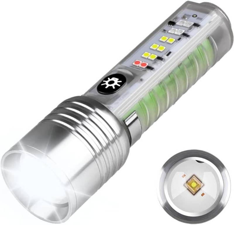 Mini Linterna Led Zoom Recargable USB