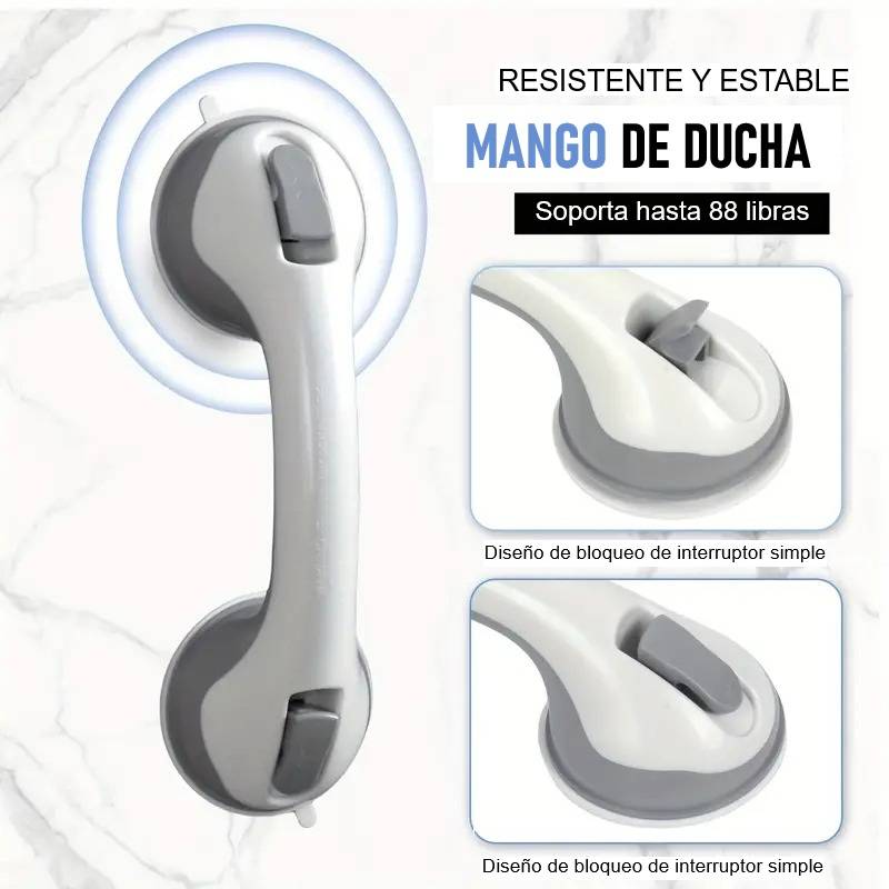 Barra de agarre luminosa para bañeras y duchas