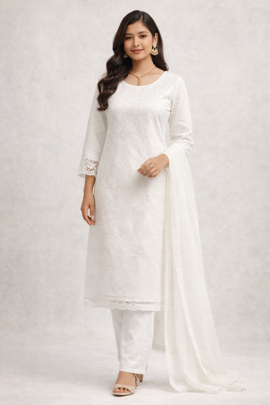 PURE WHITE SUIT