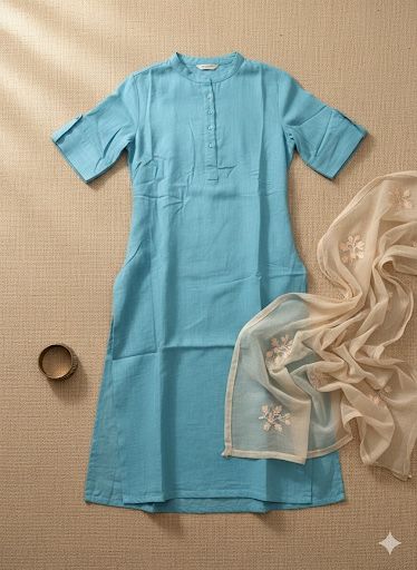 Blue Collar Kurthi