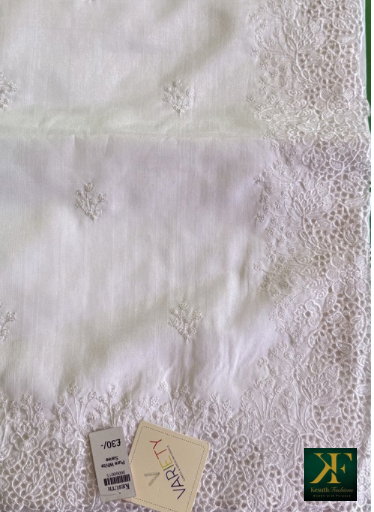 Pure White Saree