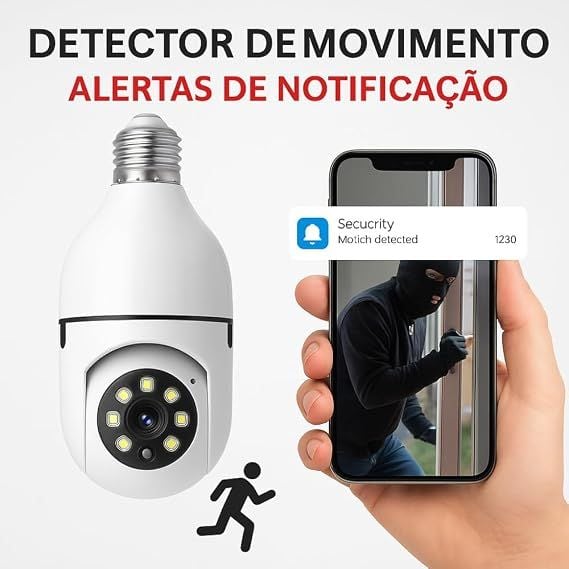 Bulb 2MP Wireless CCTV Security Camera
