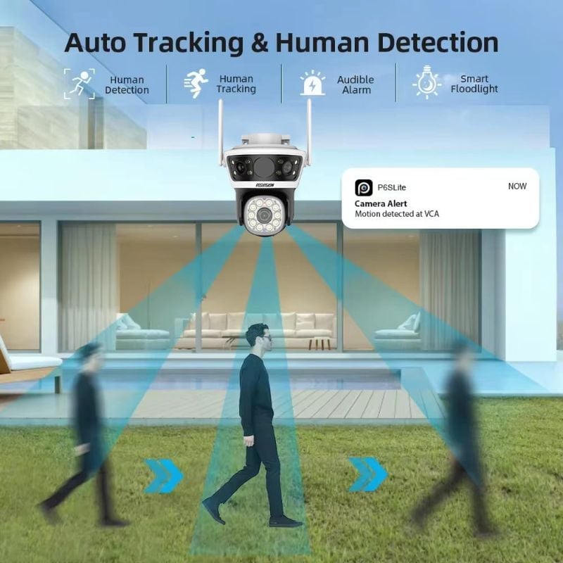 FOSVISION IP66 TriView 3MP PTZ WiFi Camera