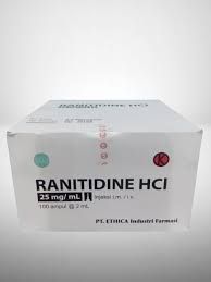 RANITIDINE HCL 25MG INJ@100 AMP (PEHA)