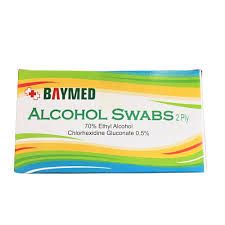 BAYMED ALKOHOL SWAB 2 PLY @100 PC
