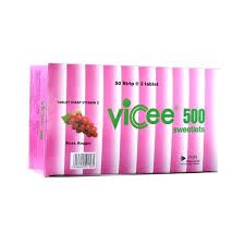 VICEE GRAPE TAB @ 100 (UN)