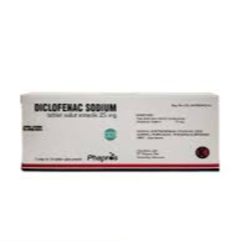 NATRIUM DIKLOFENAK 25 MG @50 TAB (PEHA)