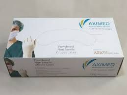 AXIMED EXAMINATION GLOVES PF. SIZE M