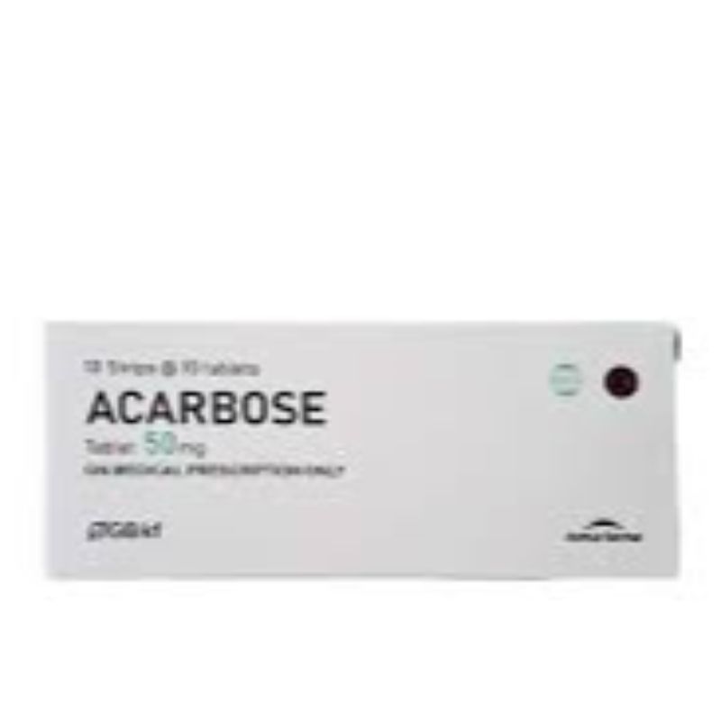 ACARBOSE 50 MG (DUS 100 TAB)