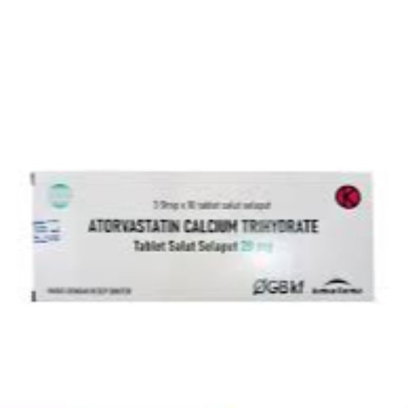 ATORVASTATIN 20 MG (DUS 30 TAB)