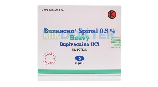 BUNASCAN EPIDURAL 0.5 % INJ AMP@5 (FAH)
