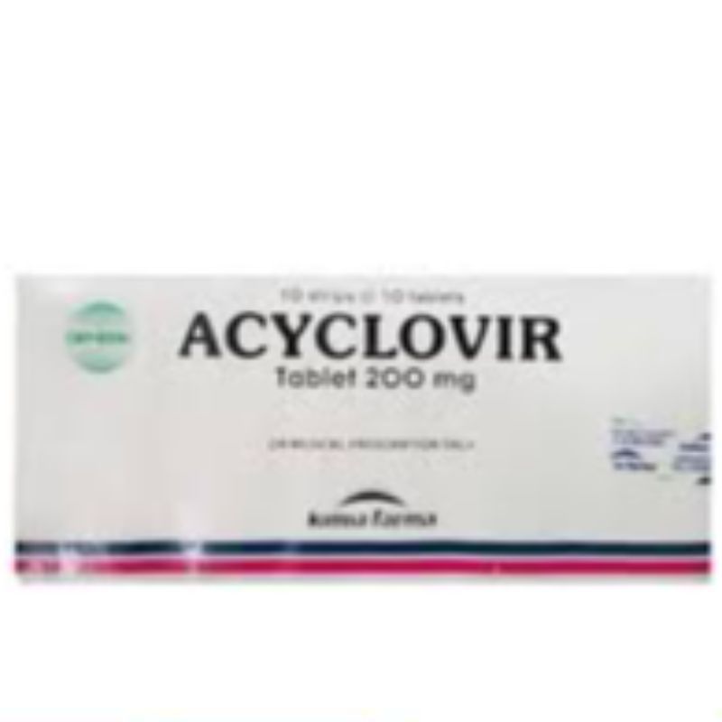 ACICLOVIR 400 MG (DUS 100 TAB)