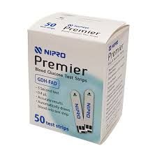 NIPRO PREMIER BLOOD GLUCOSE STRIP - 50T