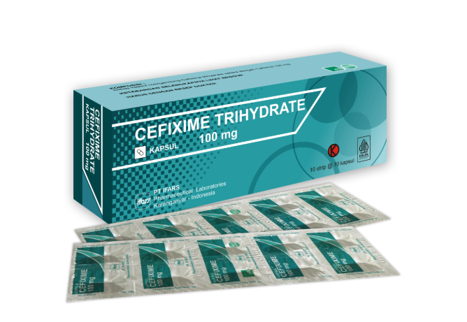 CEFIXIME TRIHYDRATE 100 MG(IFARS)